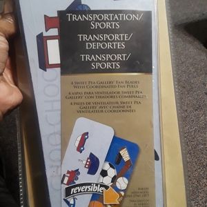 Kid design ceiling fan blades, reversible design